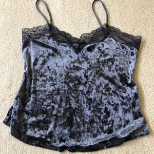 Velvet cami. Size medium